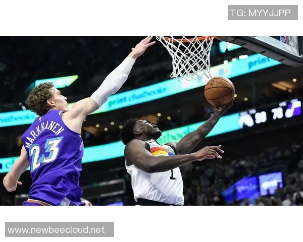 花了！森林狼半场79-45领先爵士34分 华子+兰德尔仅落后爵士1分